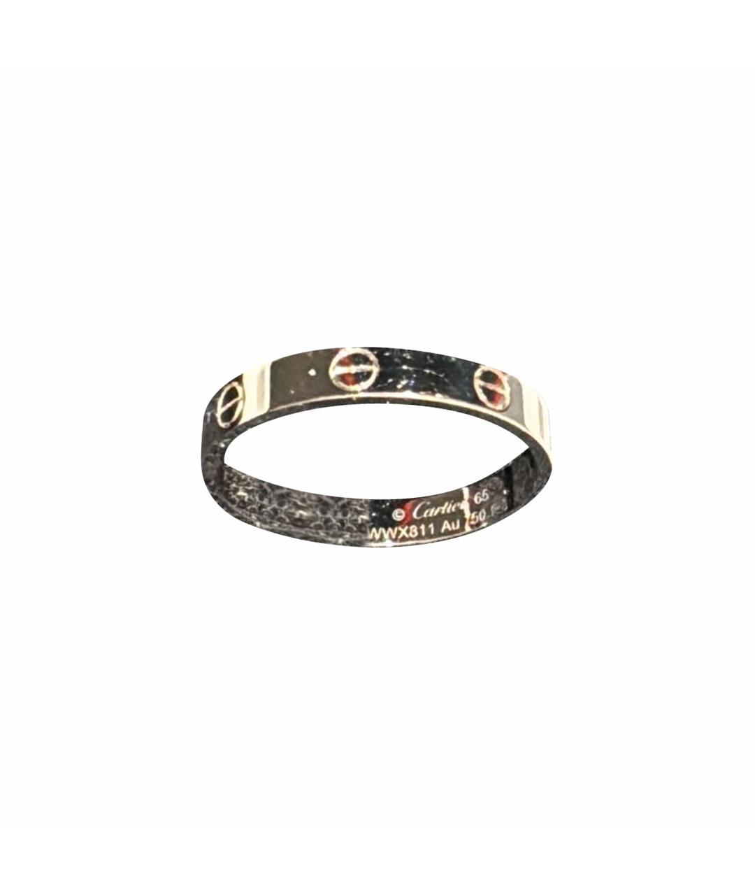 CARTIER Белое кольцо из белого золота, фото 1