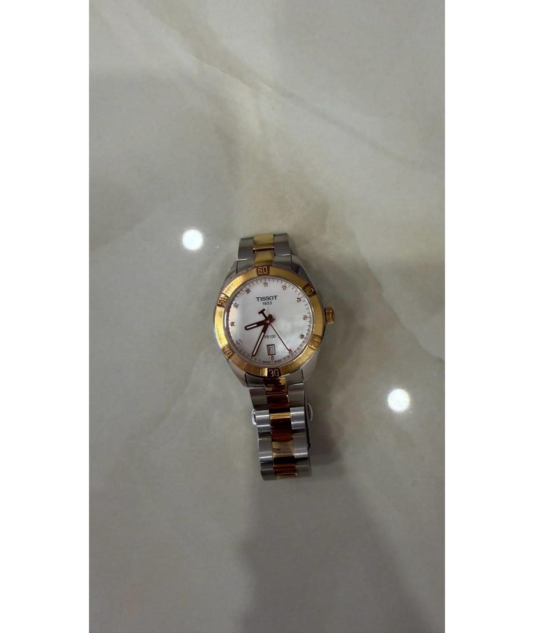TISSOT Золотые часы, фото 5