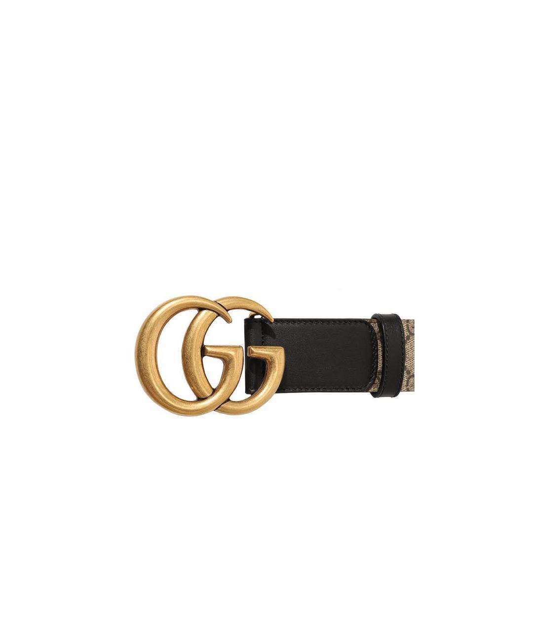 GUCCI Бежевый кожаный ремень, фото 2