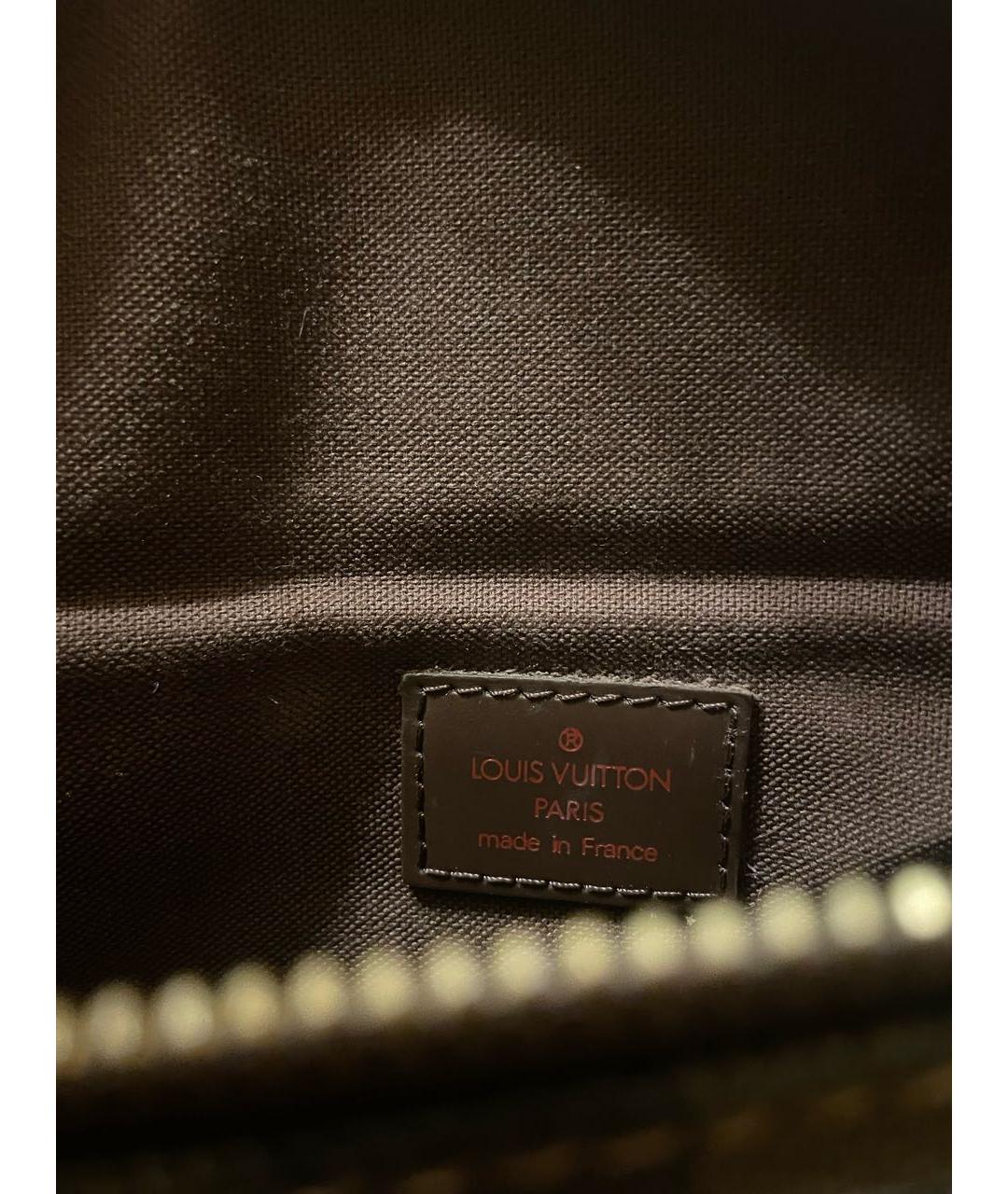 LOUIS VUITTON Коричневая поясная сумка из канвы, фото 5