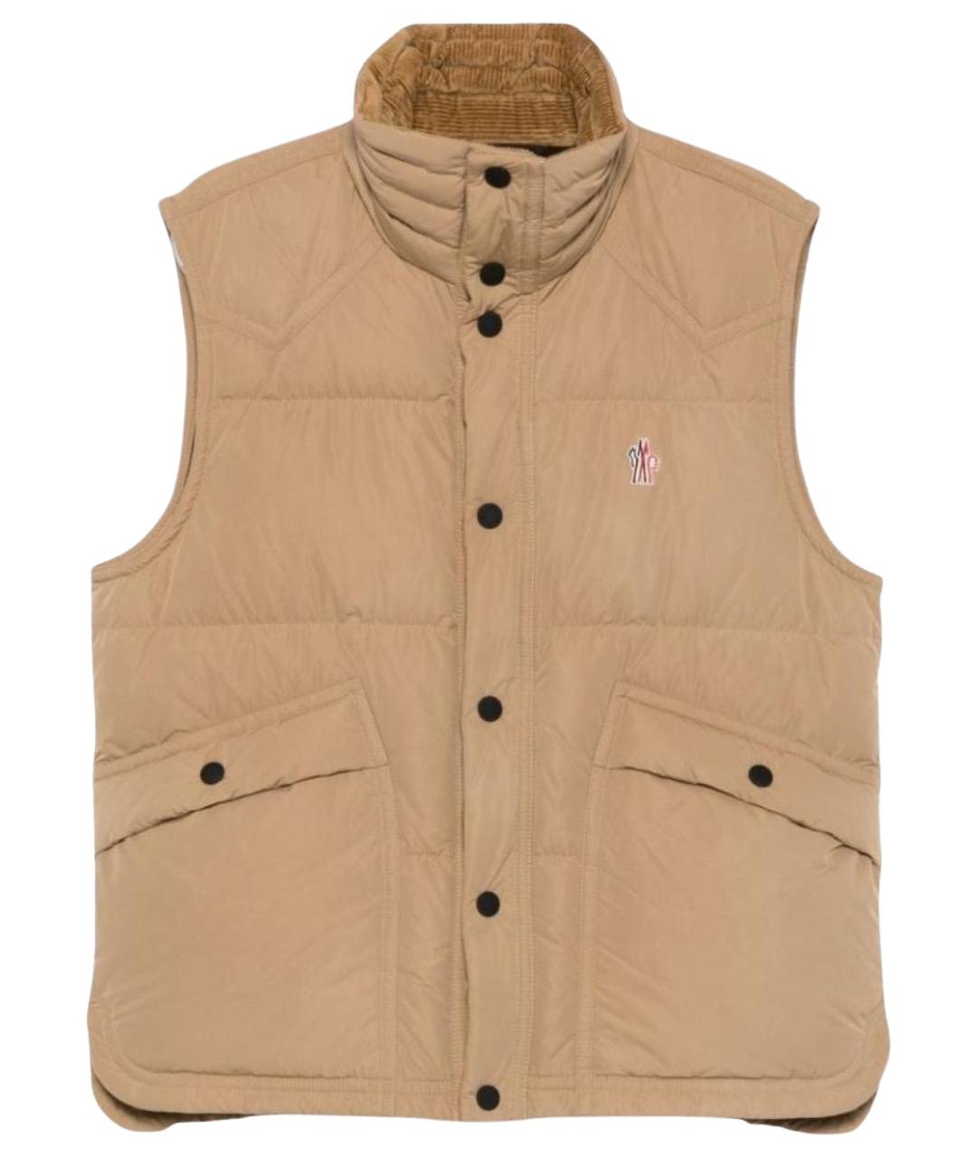 MONCLER GRENOBLE Бежевый жилет, фото 1