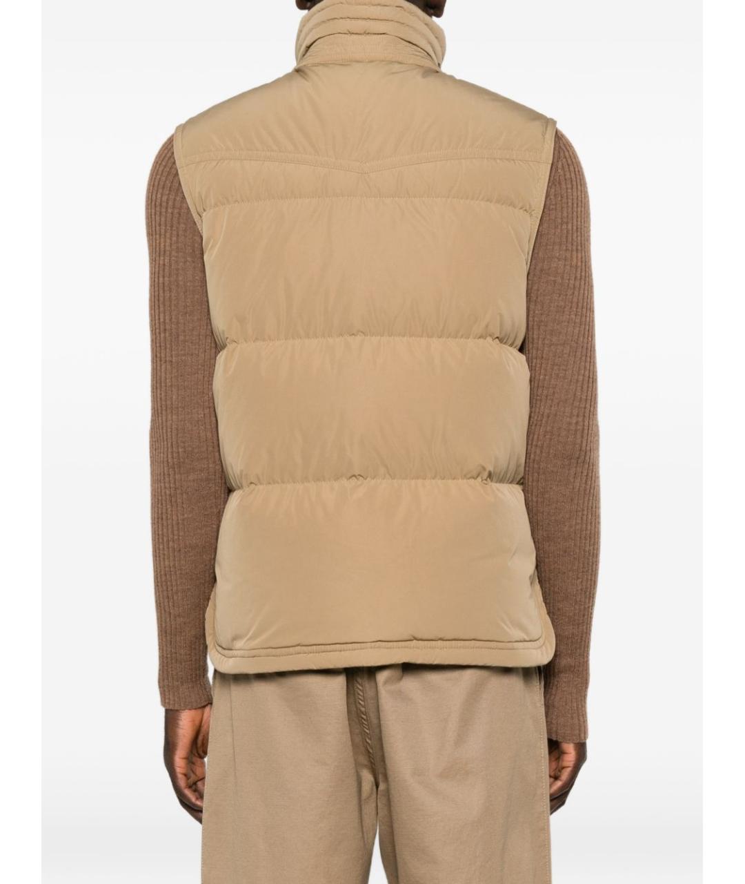 MONCLER GRENOBLE Бежевый жилет, фото 4