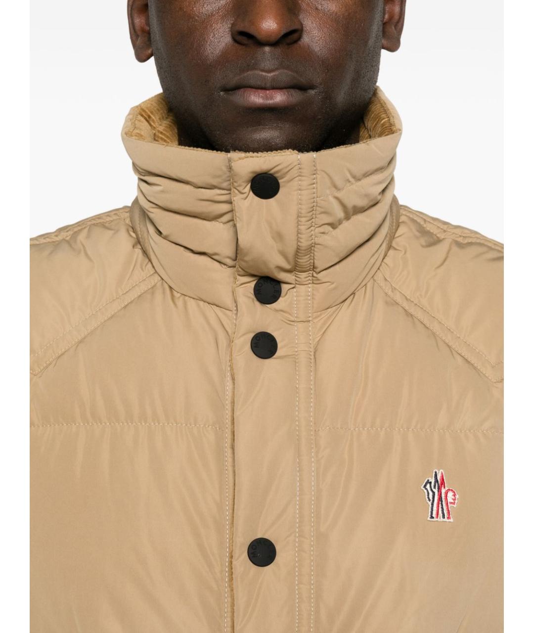 MONCLER GRENOBLE Бежевый жилет, фото 2