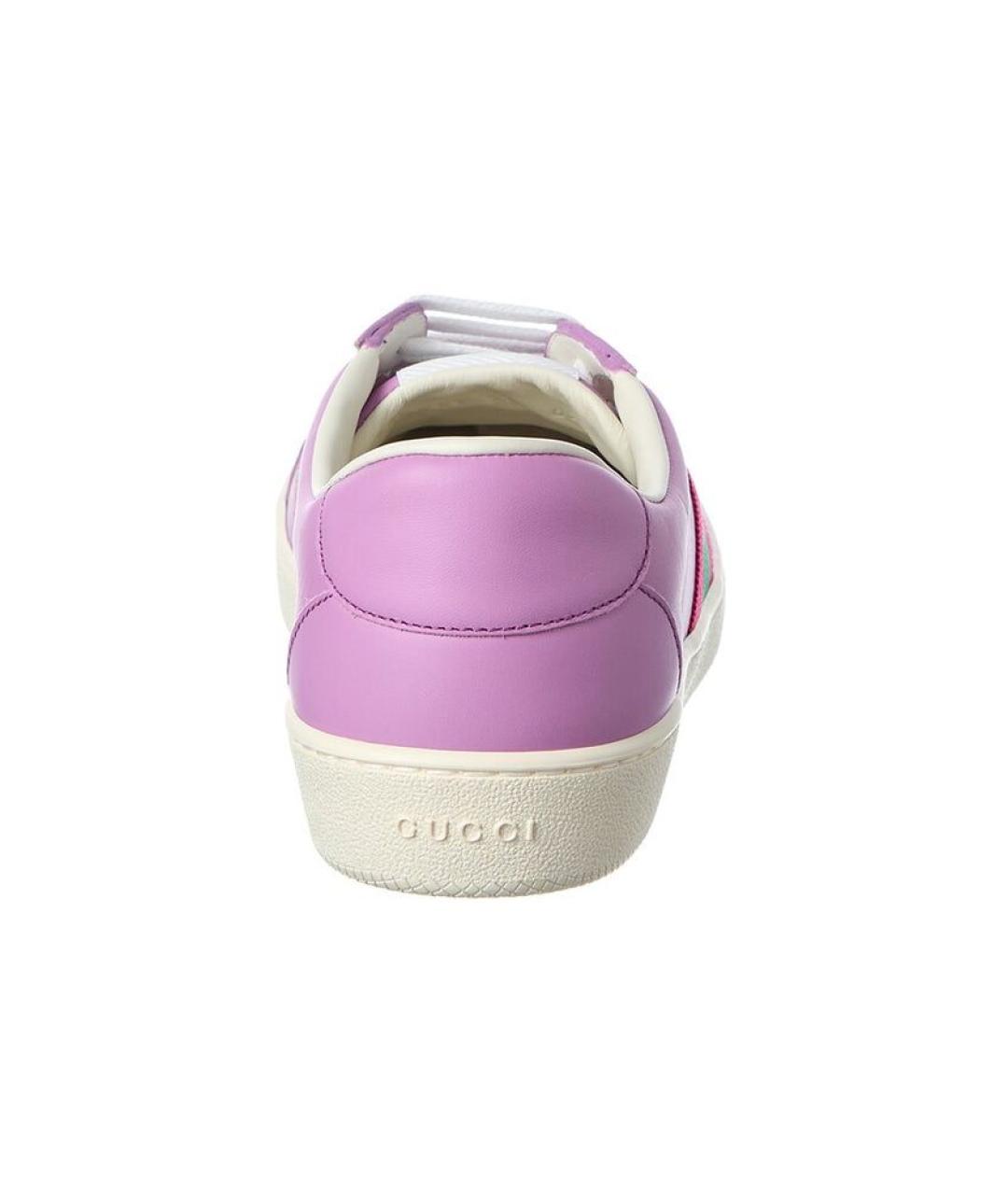 GUCCI Мульти кожаные кеды, фото 4