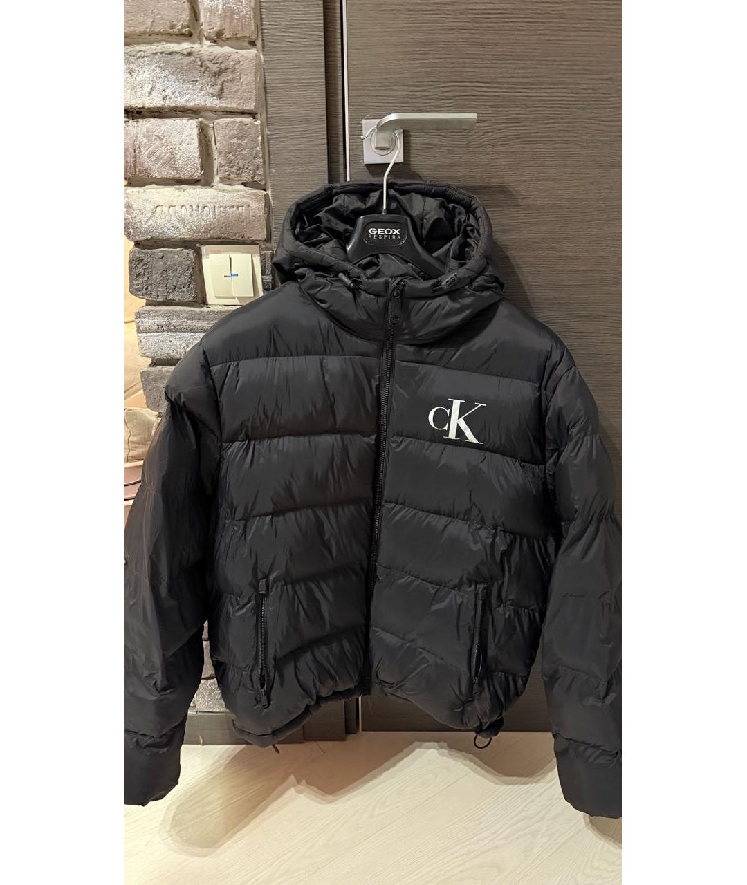 CALVIN KLEIN Черный пуховик, фото 6