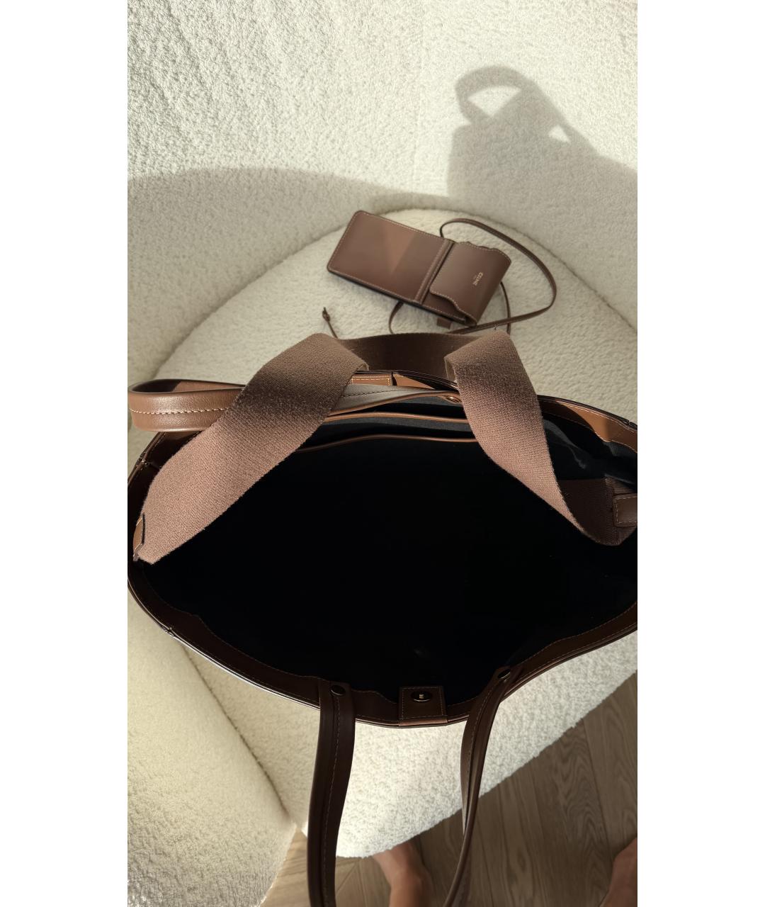 TOM FORD Бежевая пляжная сумка из канвы, фото 4