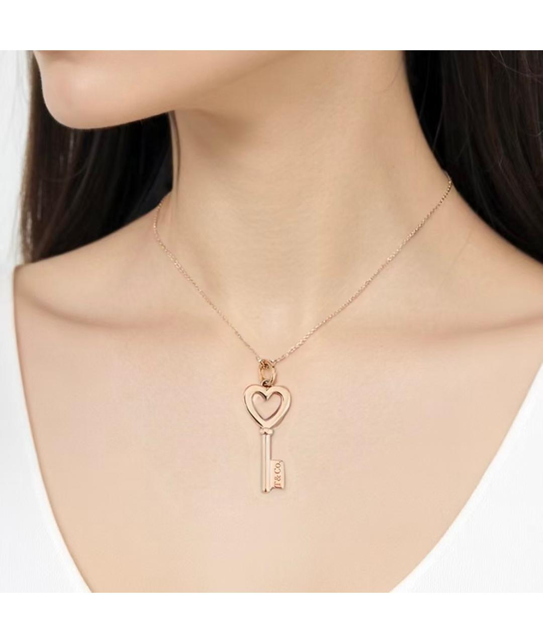 TIFFANY&CO Золотой кулон из розового золота, фото 2