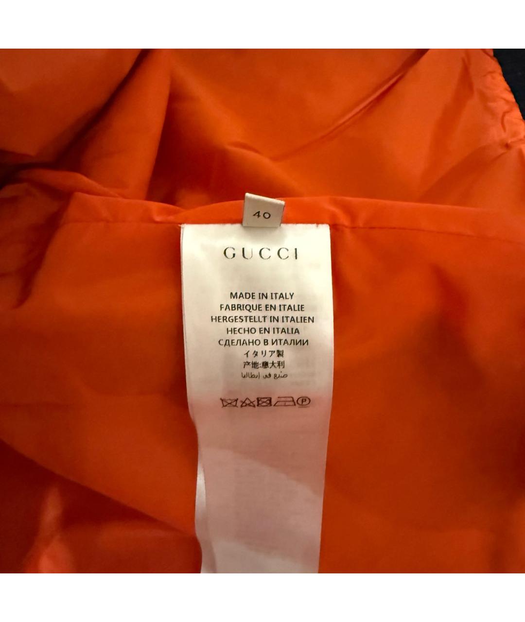 GUCCI Зеленая полиамидовая куртка, фото 7