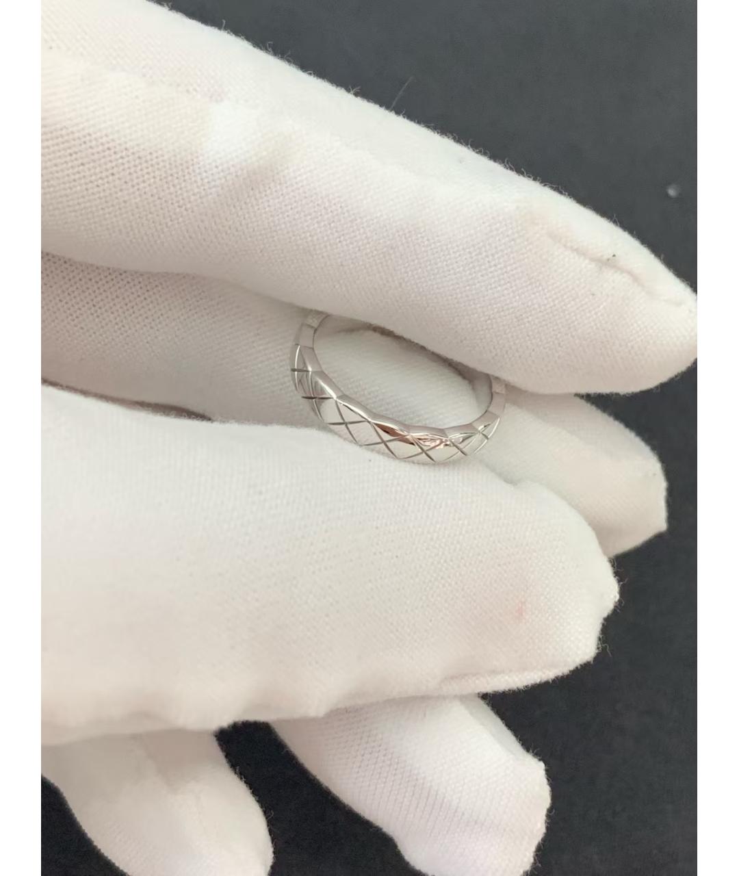 CHANEL Серебряное кольцо из белого золота, фото 4
