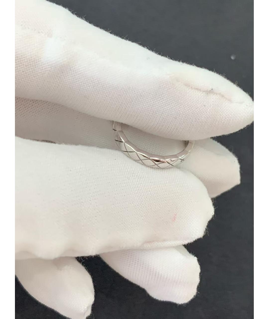 CHANEL Серебряное кольцо из белого золота, фото 5
