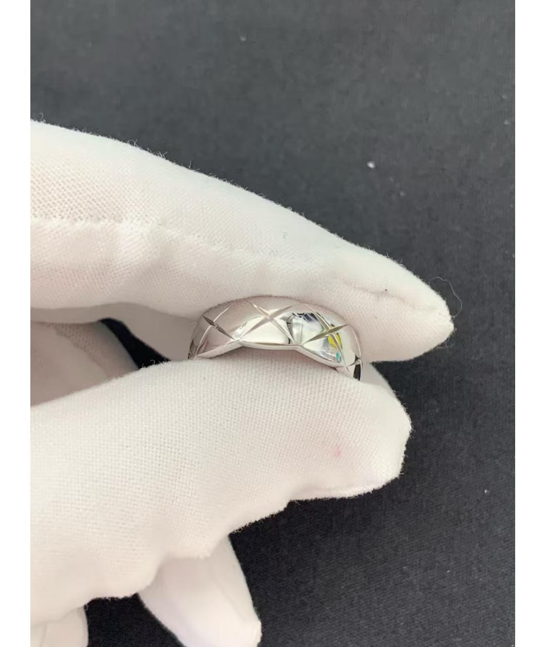 CHANEL Серебряное кольцо из белого золота, фото 4