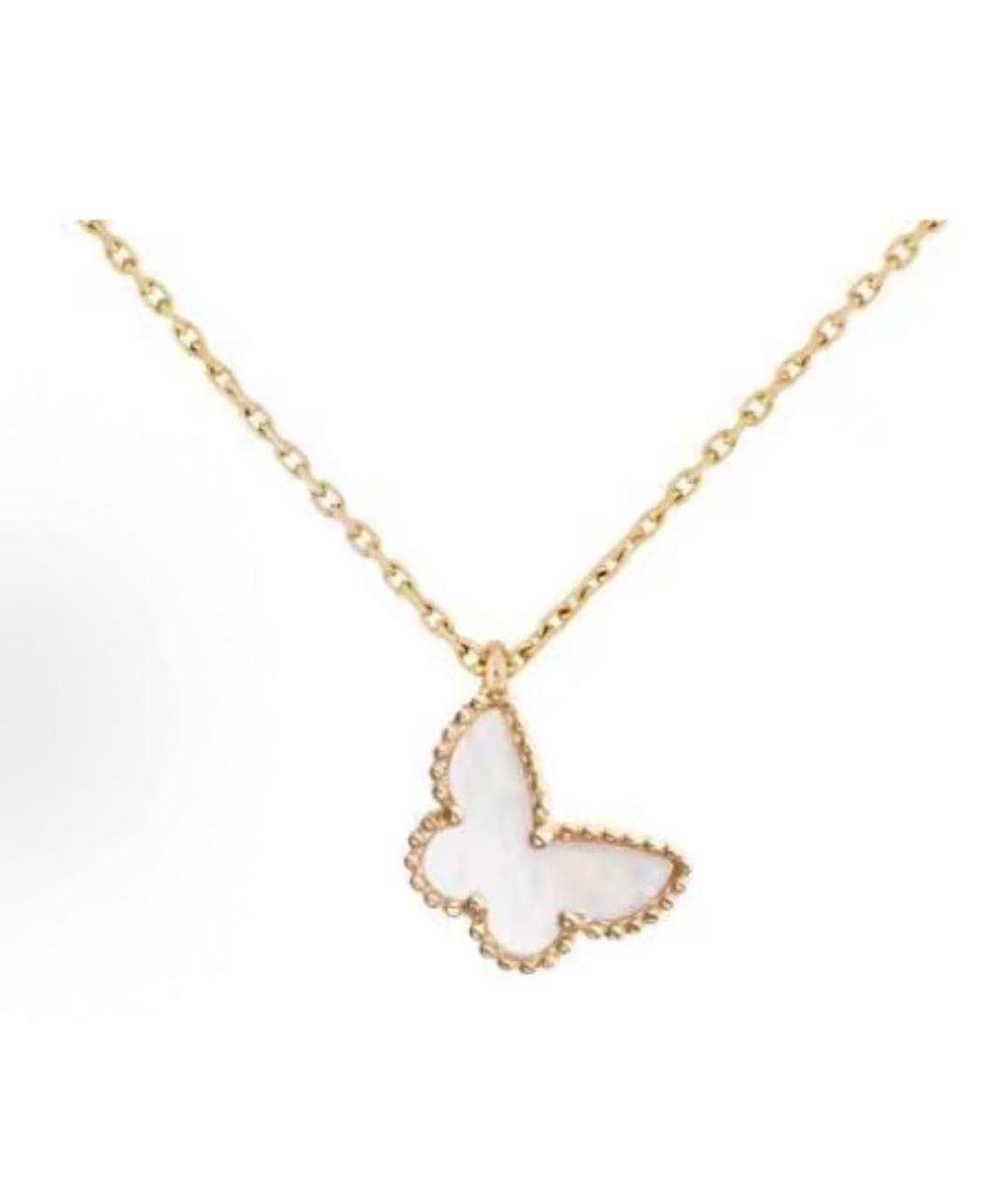 VAN CLEEF & ARPELS Белая подвеска из желтого золота, фото 3