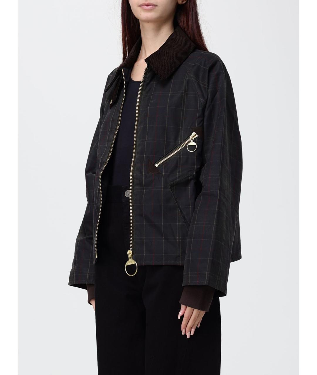 BARBOUR Коричневая хлопковая куртка, фото 3