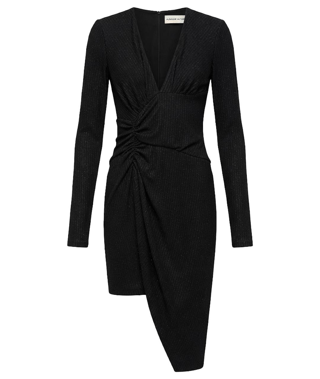 ALEXANDRE VAUTHIER Черное вискозное вечернее платье, фото 1