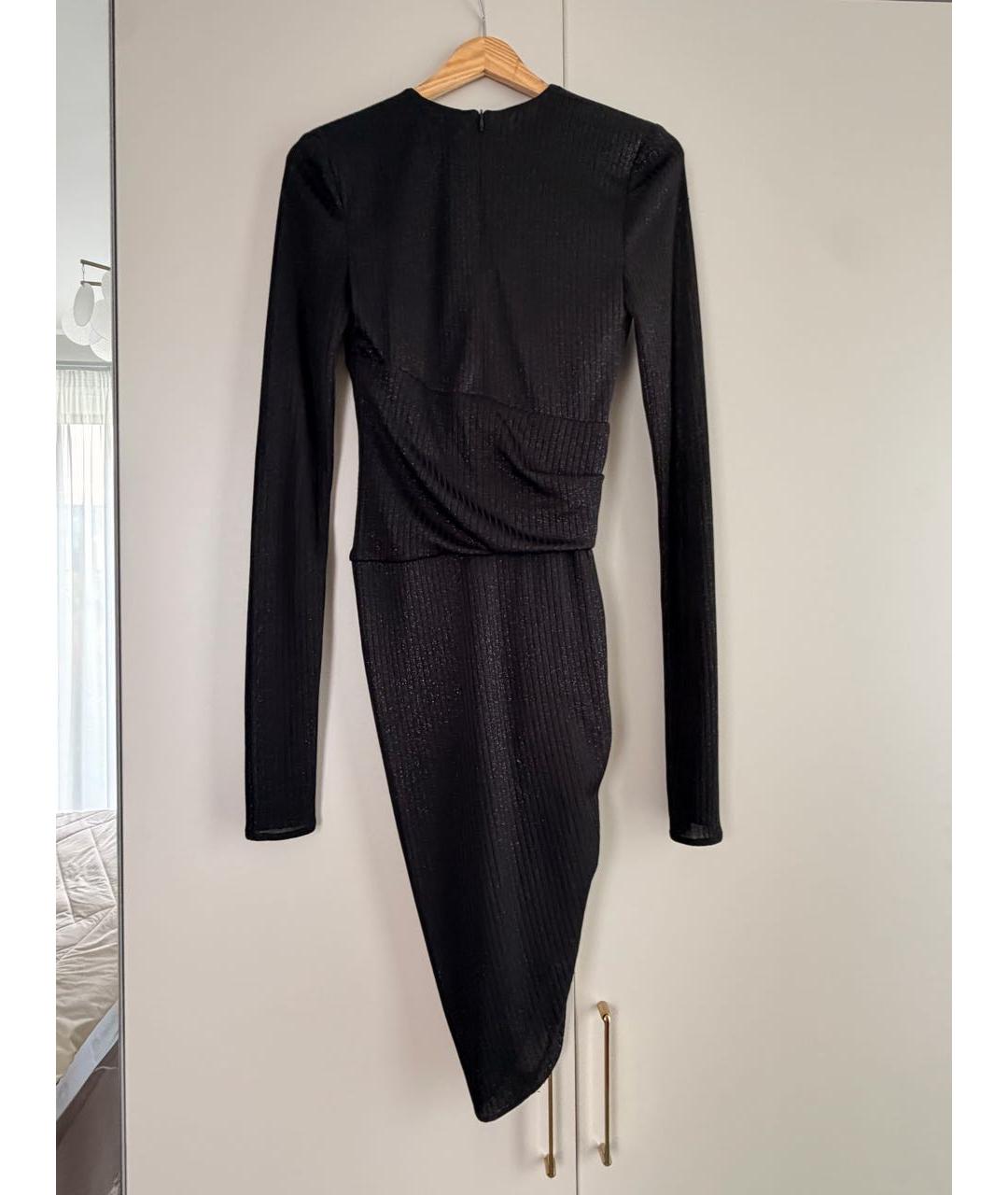 ALEXANDRE VAUTHIER Черное вискозное вечернее платье, фото 2