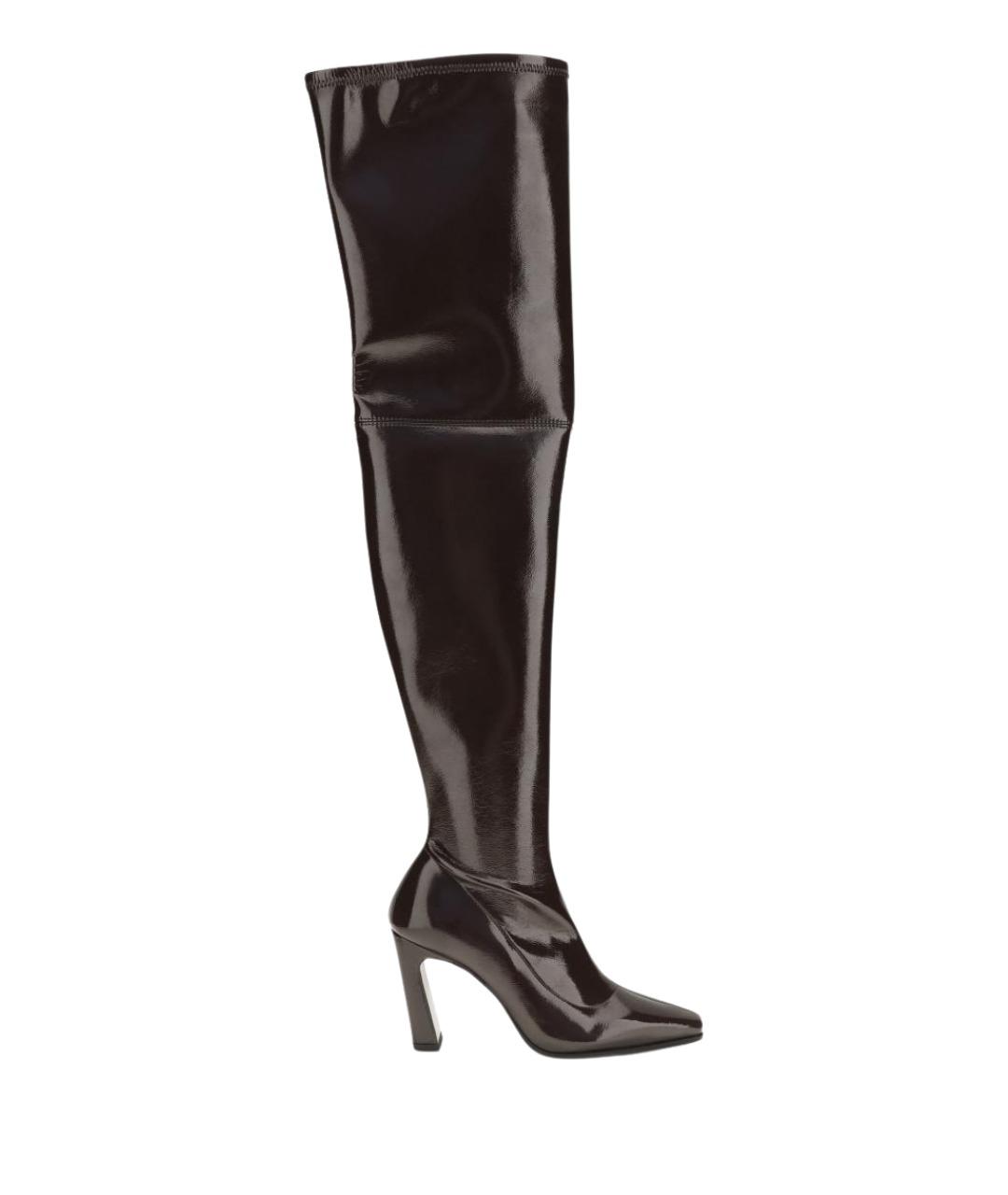 STUART WEITZMAN Коричневые синтетические ботфорты, фото 1