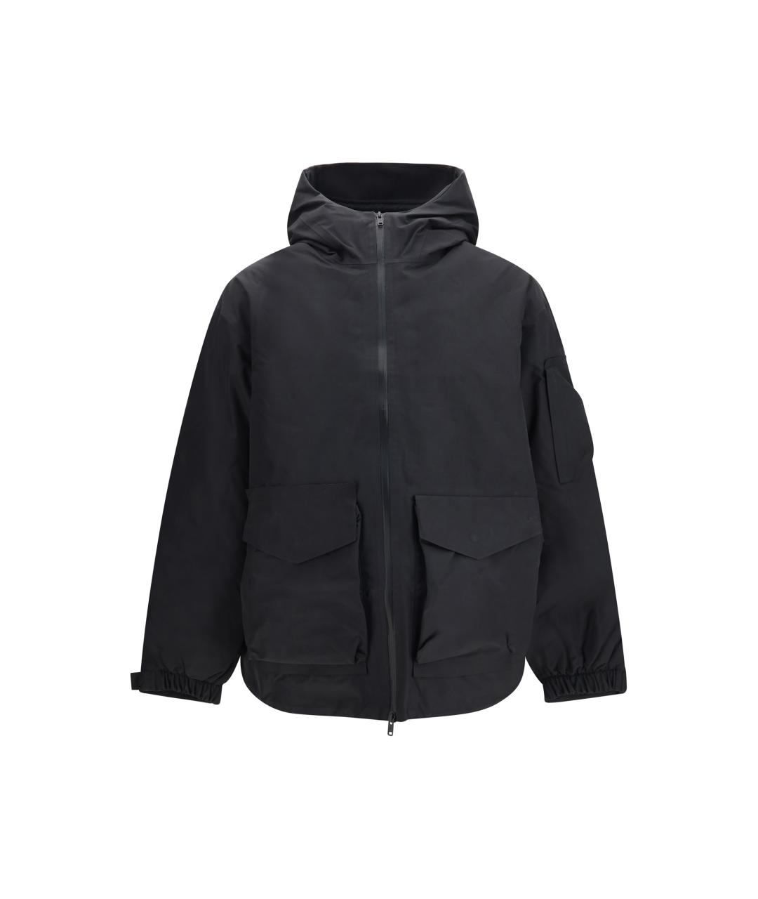 Y-3 Черная полиэстеровая куртка, фото 1