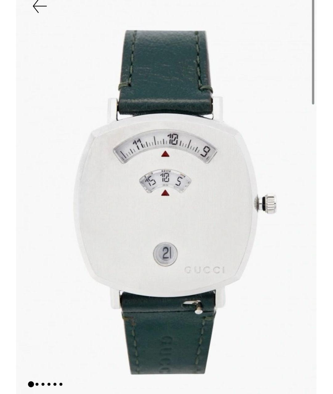 GUCCI Зеленые часы, фото 7