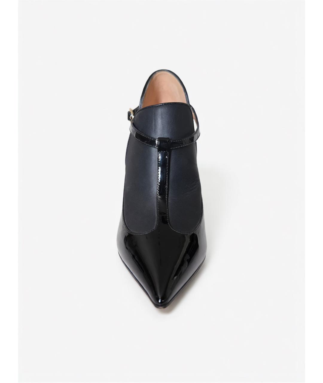 VALENTINO Черные кожаные туфли, фото 6