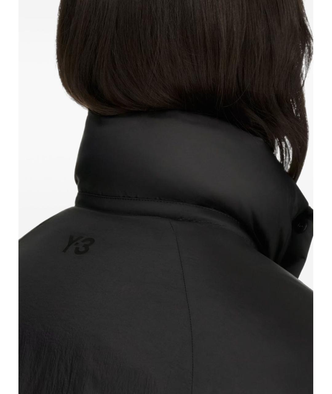 Y-3 Черная полиэстеровая куртка, фото 3