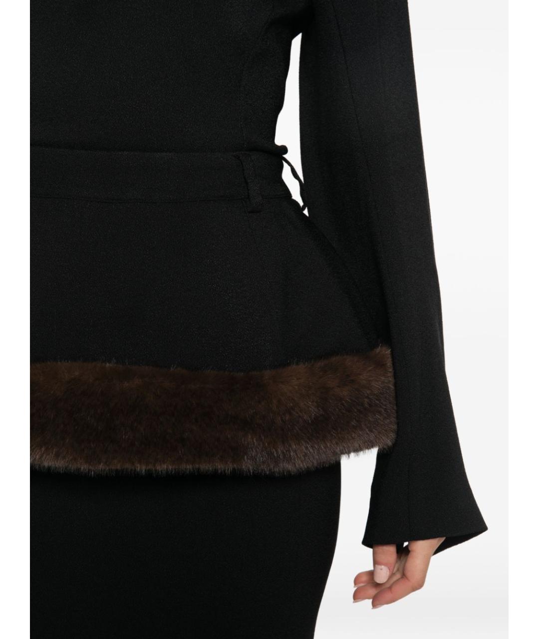 STELLA MCCARTNEY Черное вискозное коктейльное платье, фото 3