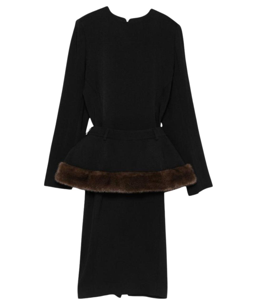 STELLA MCCARTNEY Черное вискозное коктейльное платье, фото 1