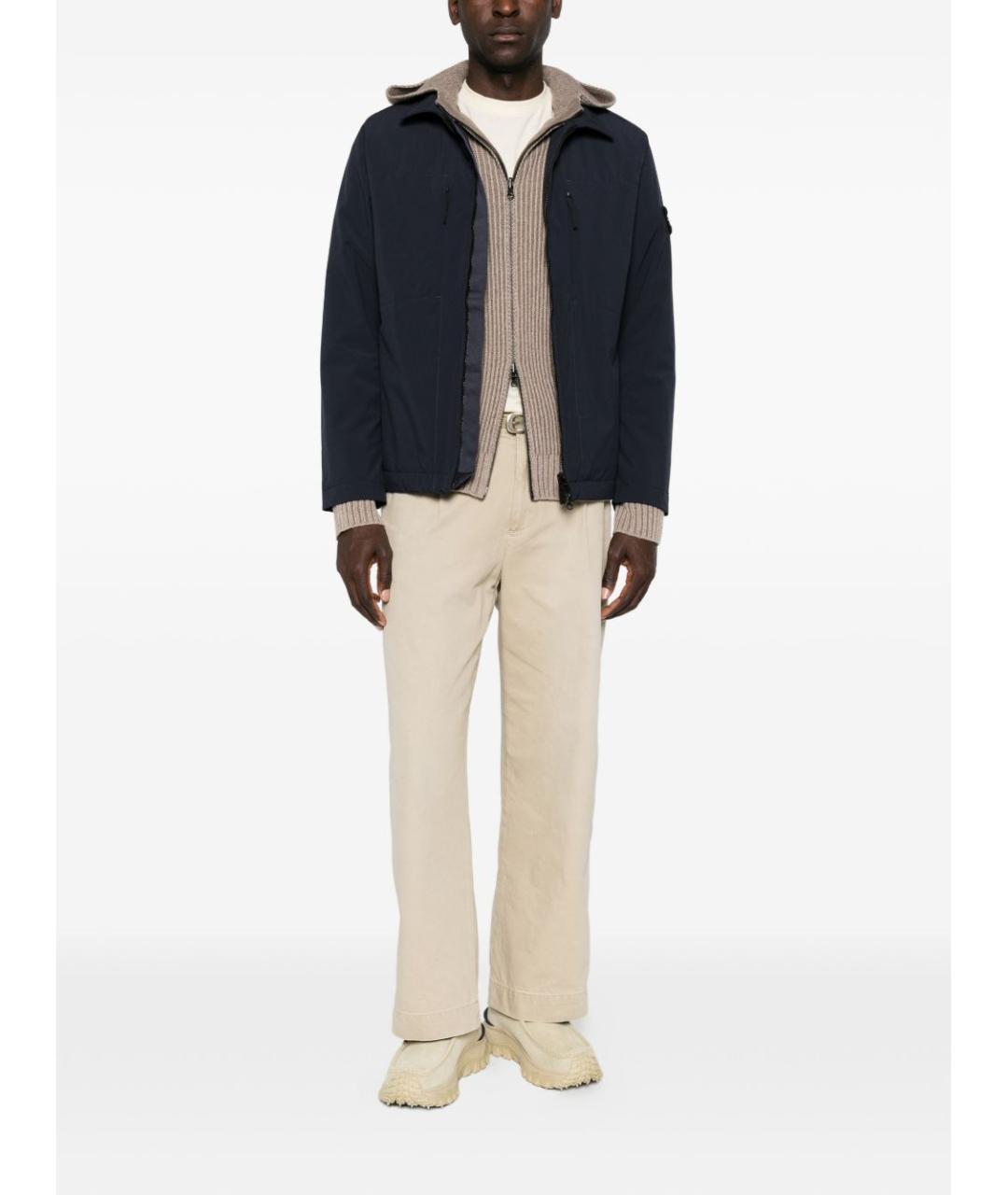 STONE ISLAND Синяя полиэстеровая куртка, фото 5