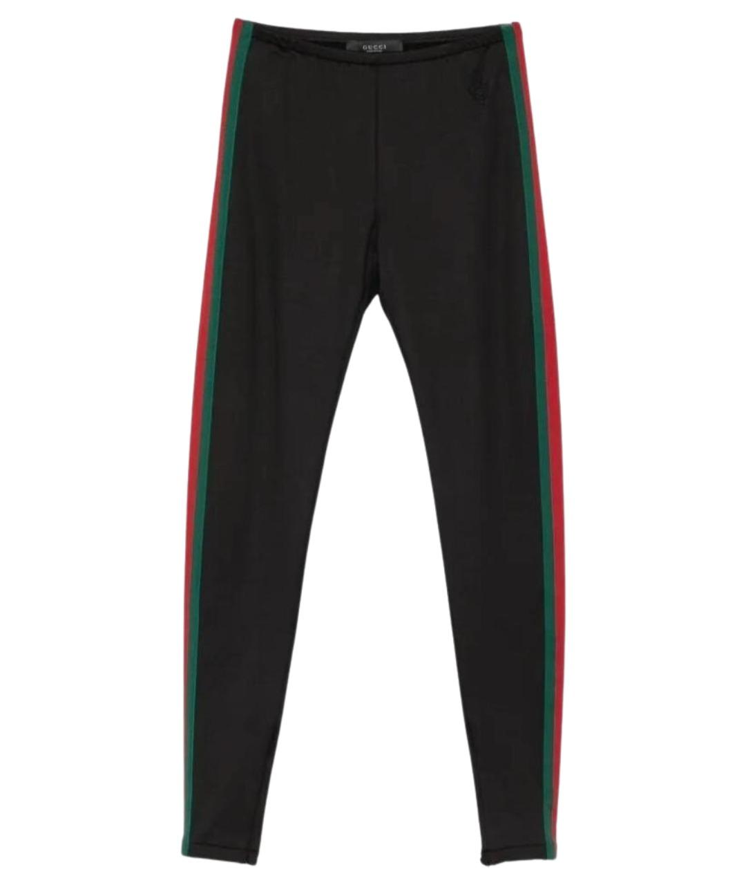 GUCCI Черные полиамидовые леггинсы и велосипедки, фото 1