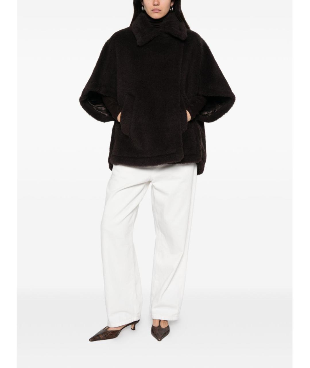 MAX MARA Коричневая шерстяная куртка, фото 4
