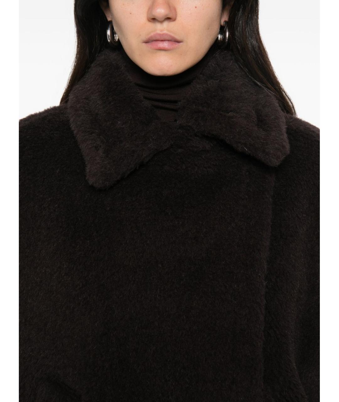 MAX MARA Коричневая шерстяная куртка, фото 3