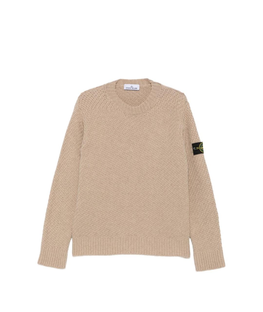 STONE ISLAND Коричневый джемпер / свитер, фото 1