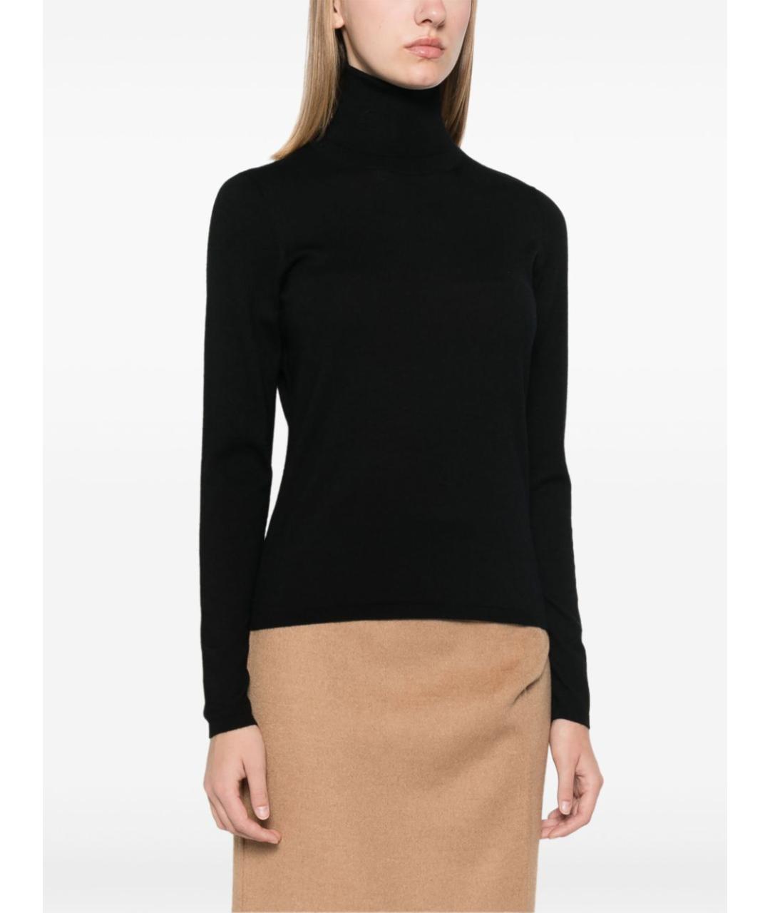 MAX MARA Коричневая шерстяная водолазка, фото 5