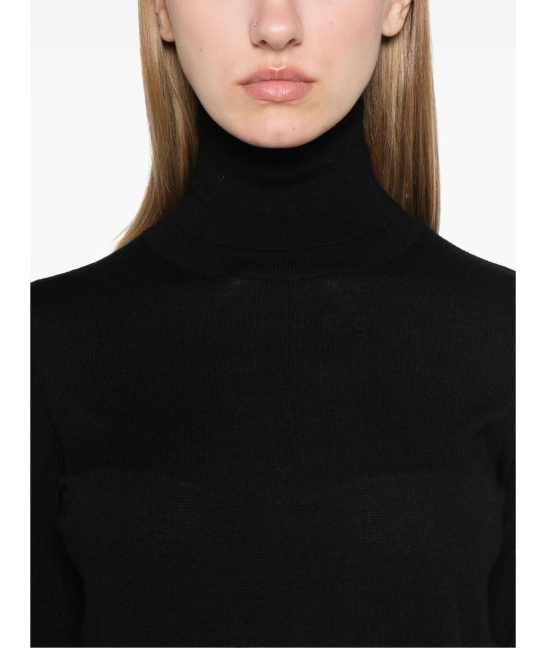 MAX MARA Коричневая шерстяная водолазка, фото 4