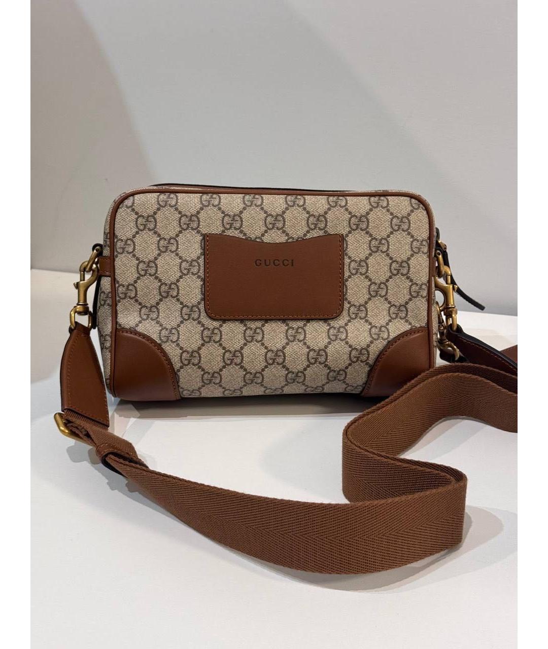 GUCCI Сумка через плечо из канвы, фото 5