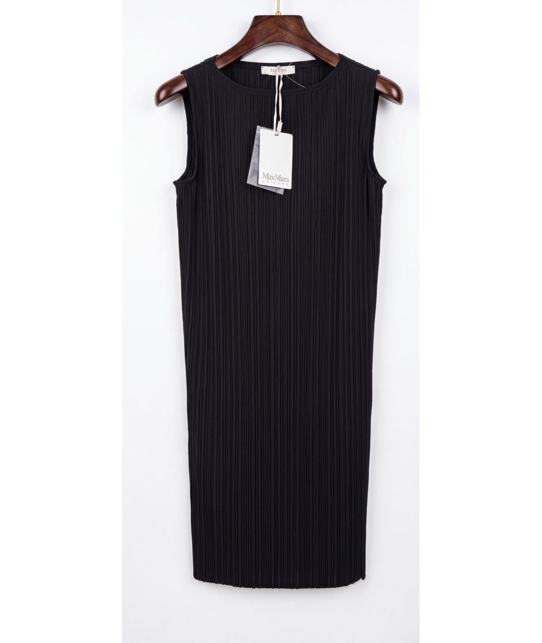 MAX MARA Черный полиэстеровый костюм с брюками, фото 9