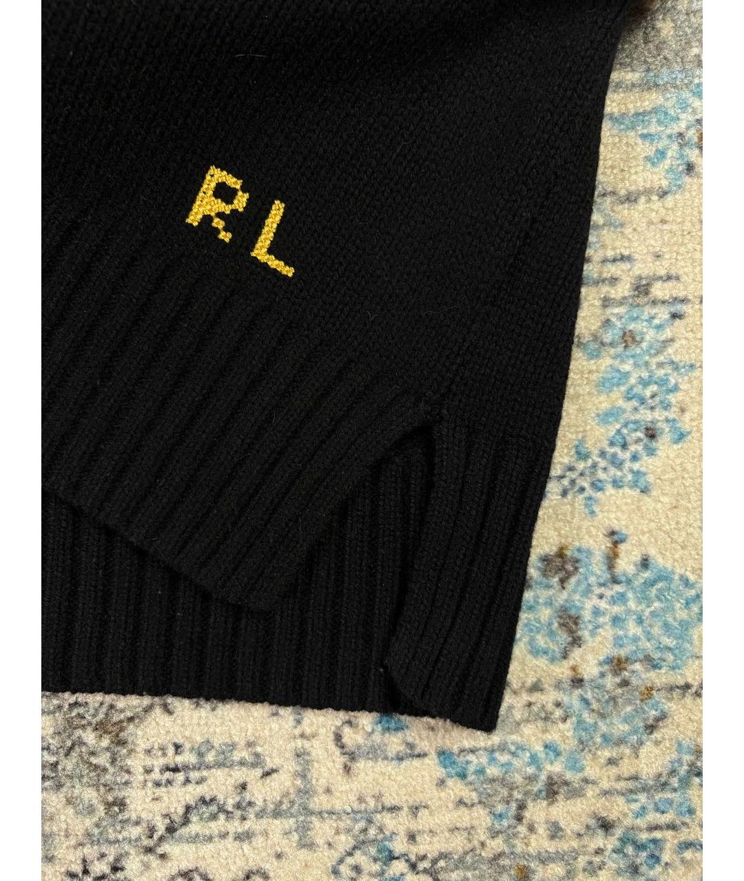 POLO RALPH LAUREN Черный шерстяной джемпер / свитер, фото 6