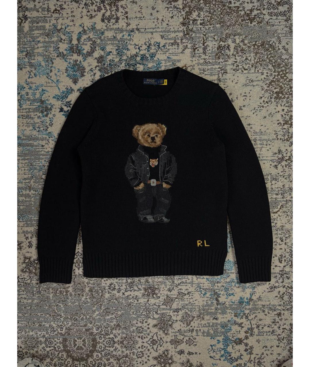 POLO RALPH LAUREN Черный шерстяной джемпер / свитер, фото 7