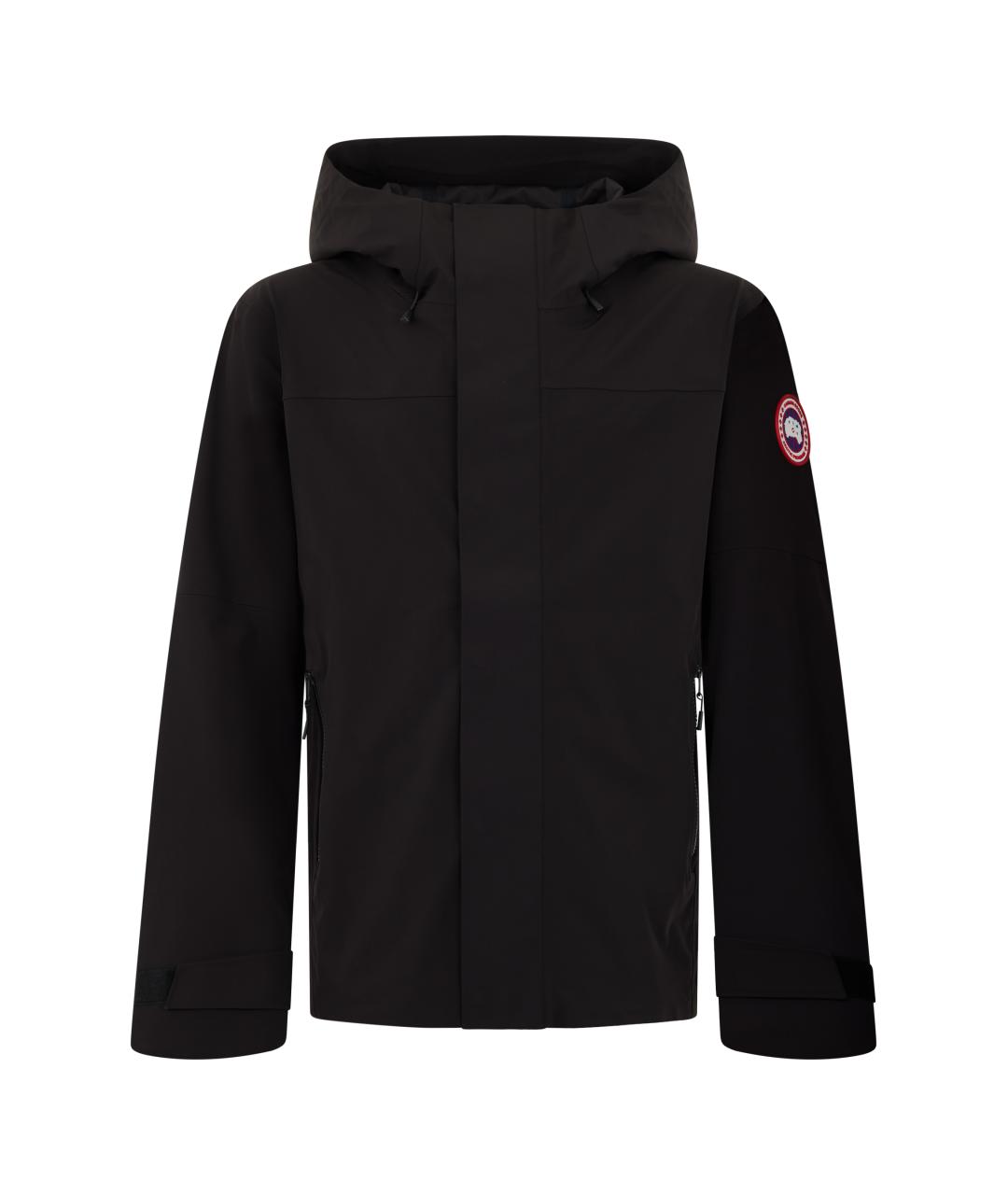 CANADA GOOSE Черная полиамидовая куртка, фото 1