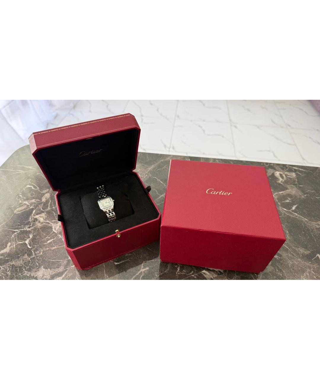 CARTIER Серебряные металлические часы, фото 4