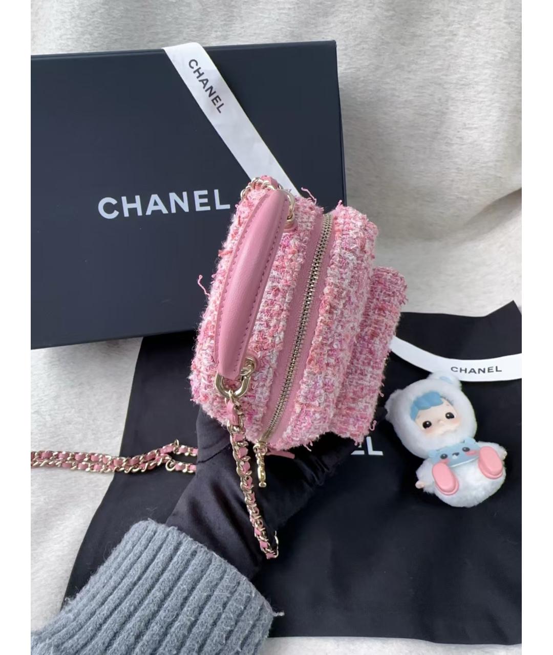 CHANEL Розовый рюкзак, фото 4