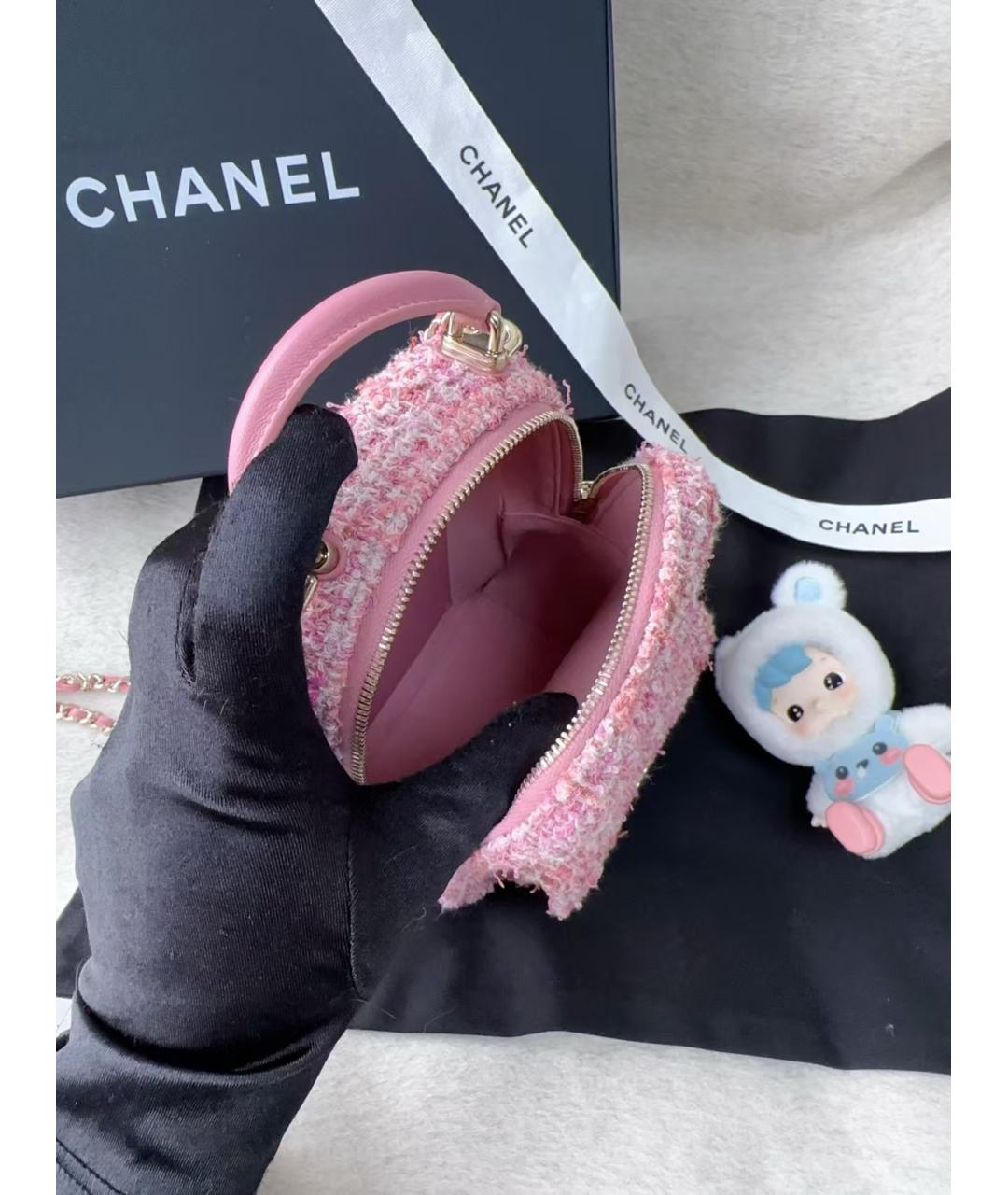 CHANEL Розовый рюкзак, фото 5