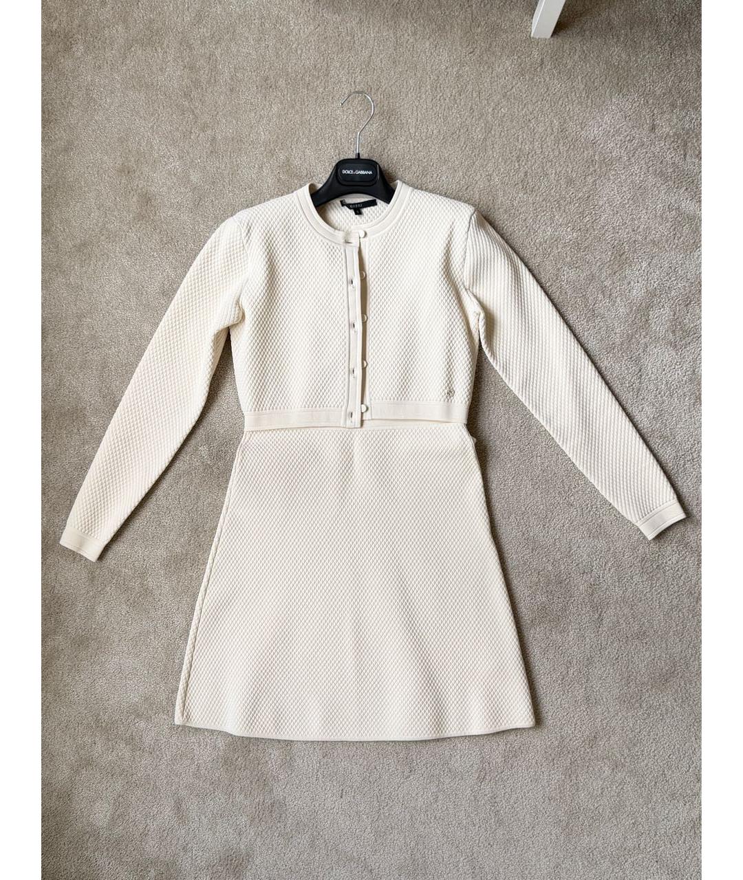 GUCCI Бежевое вискозное платье, фото 6