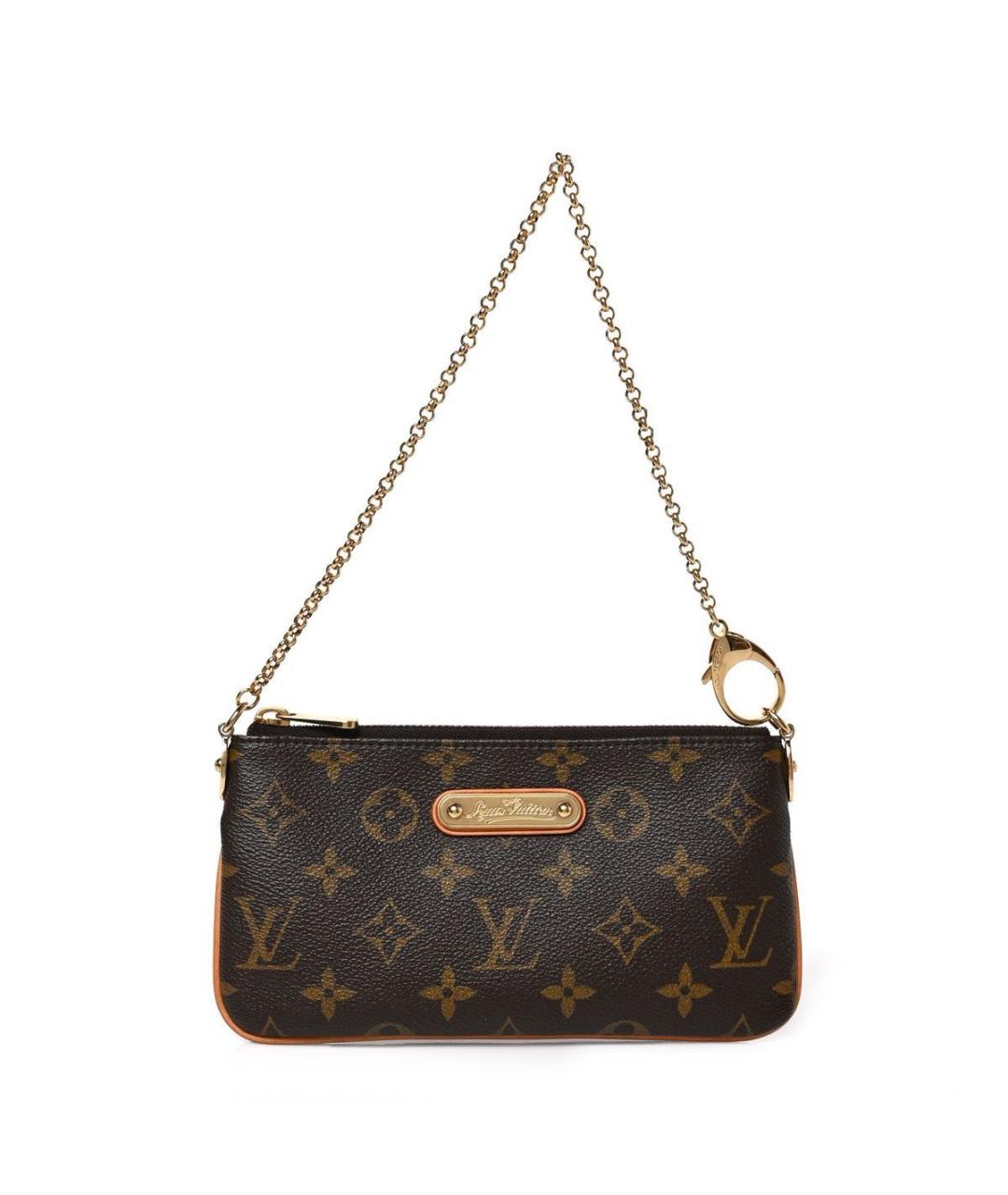 LOUIS VUITTON Коричневая сумка с короткими ручками из канвы, фото 9