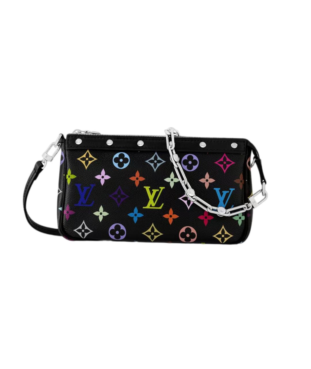 LOUIS VUITTON Черная сумка через плечо, фото 7