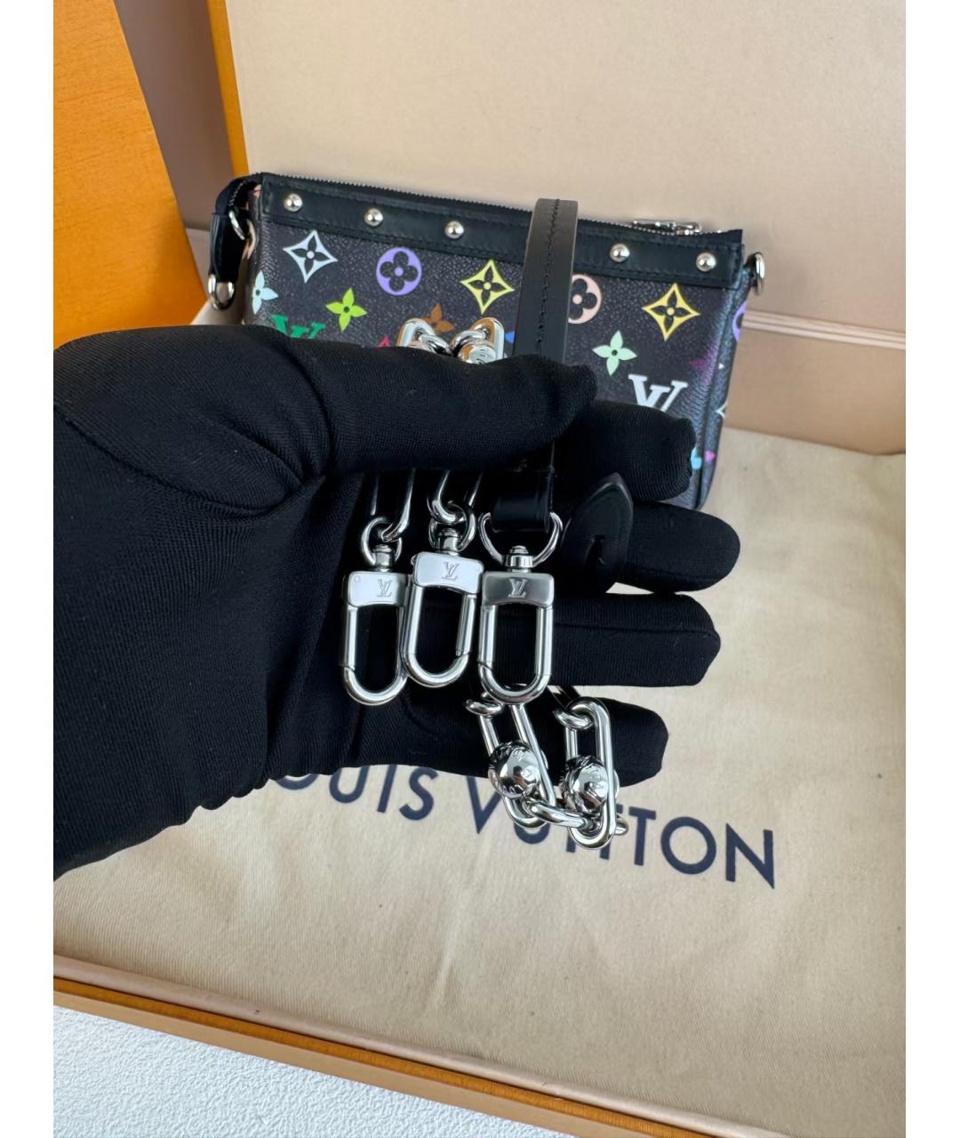 LOUIS VUITTON Черная сумка через плечо, фото 6
