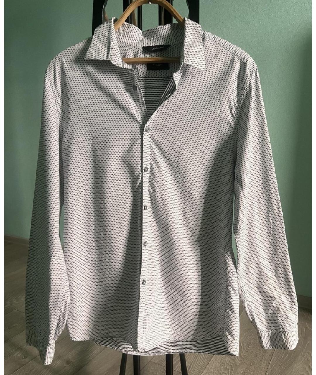 PAUL SMITH Белая хлопковая кэжуал рубашка, фото 2