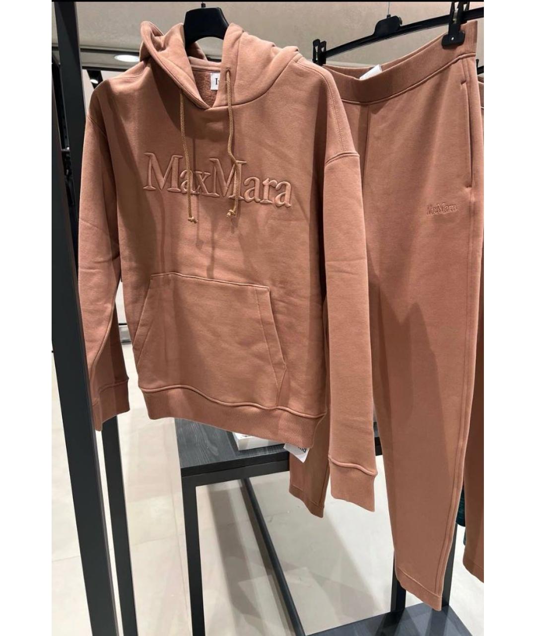 MAX MARA Коричневый хлопковый спортивные костюмы, фото 2