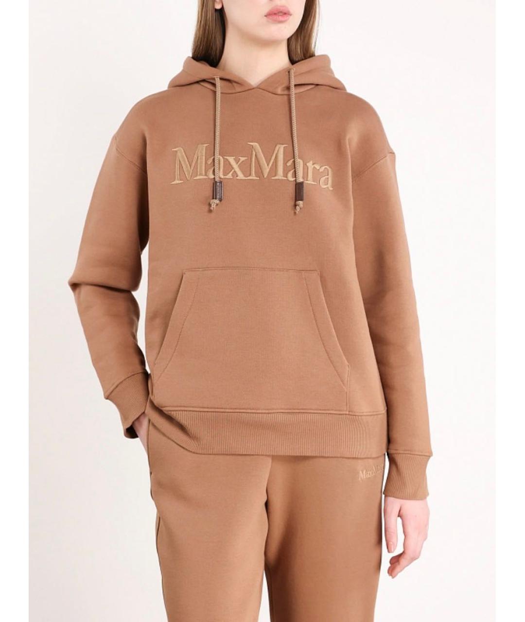 MAX MARA Коричневый хлопковый спортивные костюмы, фото 5