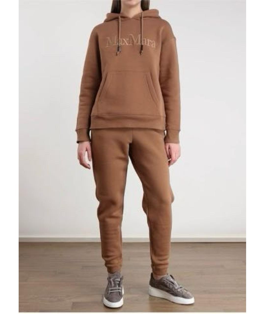 MAX MARA Коричневый хлопковый спортивные костюмы, фото 6