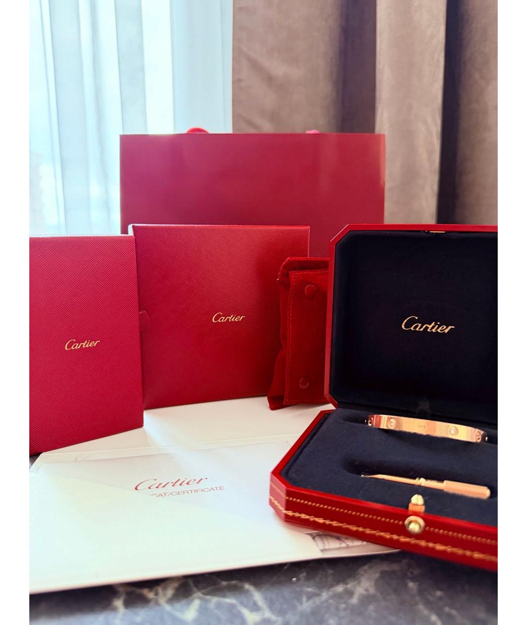 CARTIER Золотой браслет из розового золота, фото 6